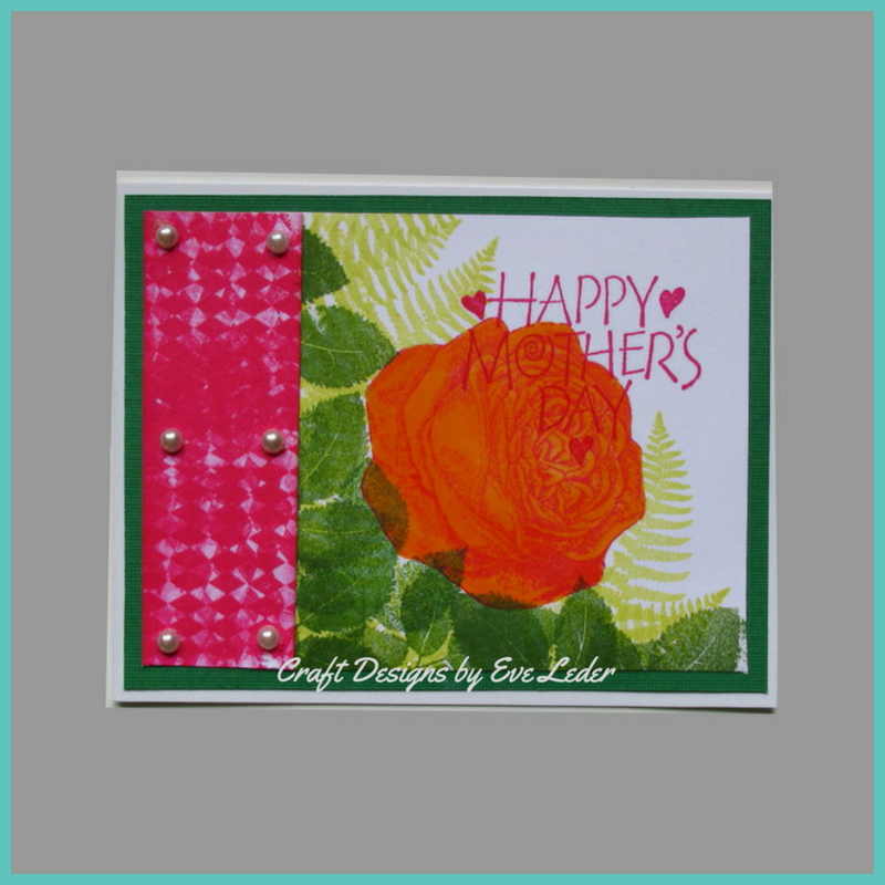 Rose Card | DIY | Mother's Day | Craft Designs by Eve Leder